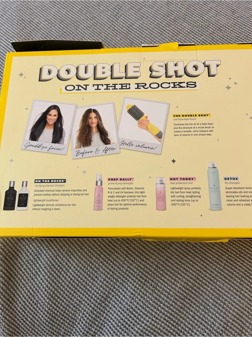 NWT Drybar Double Shot On The Rocks Styling Set
